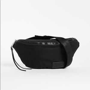 NWOT Rebecca Minkoff Black Nylon Belt Fanny Waist Bag Pack